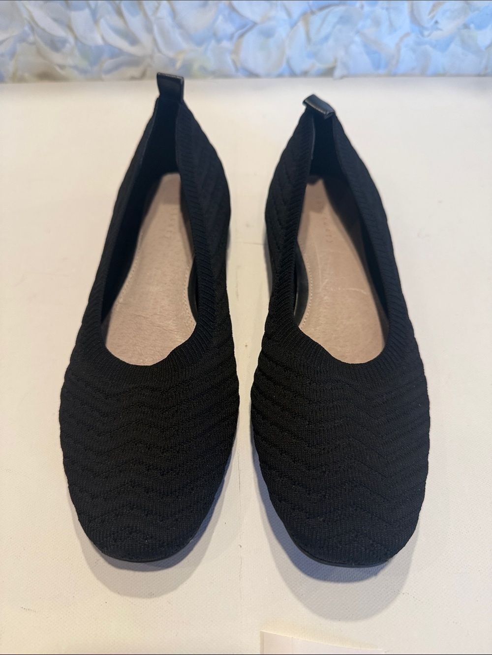 Sanctuary Black Knit Ballet Flats